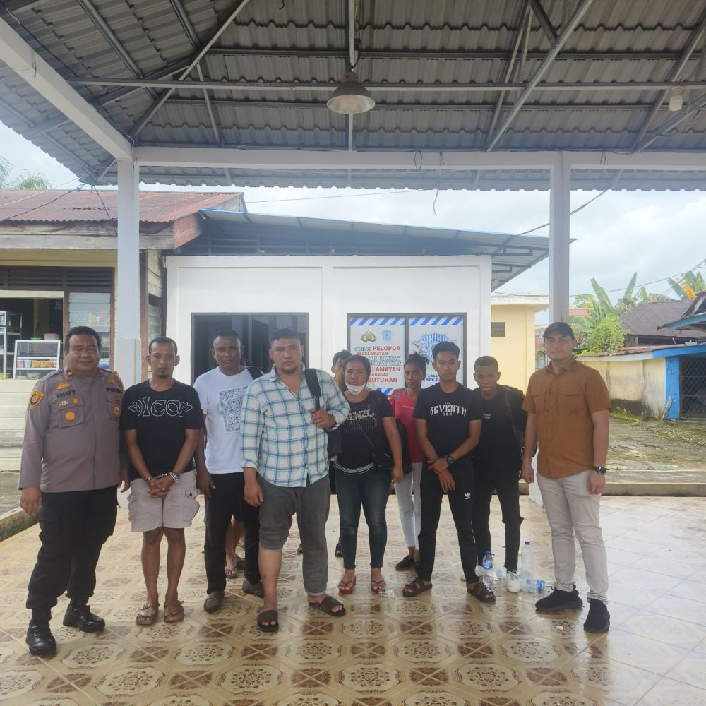 Pulang Sosialisasi Pemilu, Polres Rohil Temukan 11 Orang Rohingya yang Mau Dijual ke Malaysian