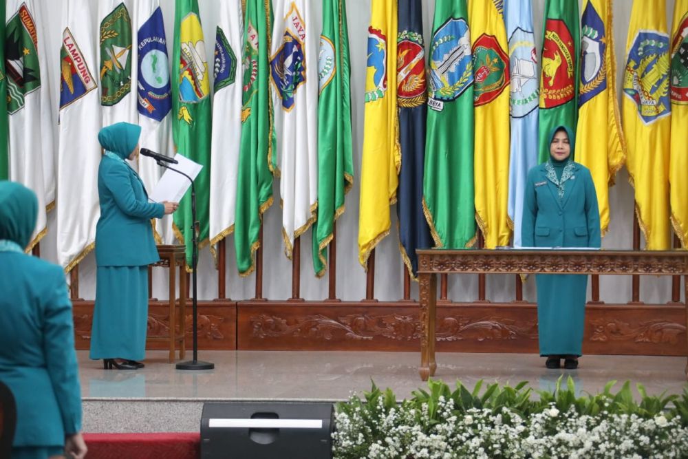 Suti Mulyati Resmi Dilantik Sebagai Ketua TP PKK Provinsi Riau