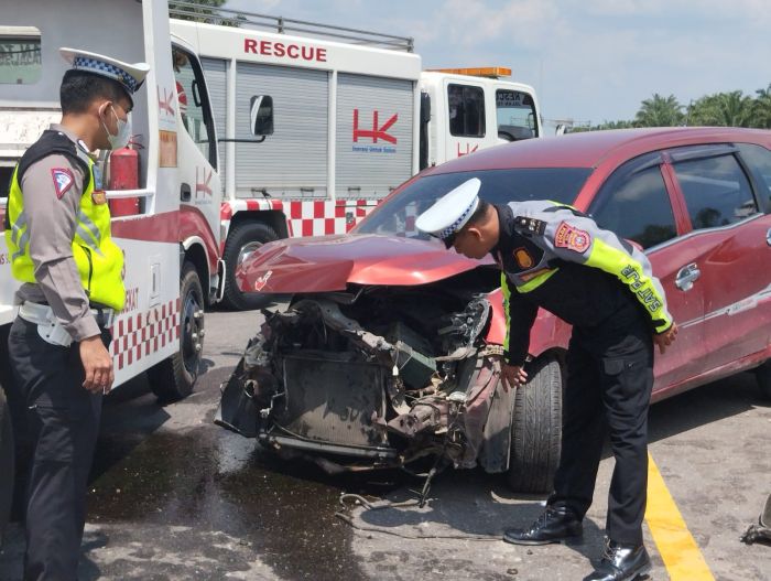 Kecelakaan Tunggal di Tol Pekanbaru-Dumai, Begini penjelasan PT HK