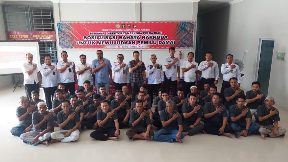 Polda Riau Sosialisasi Cooling Sistem di Lapas Kelas II B Rumbai