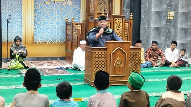 Antusias Jamaah Sangat Tinggi, Pengurus Masjid Nurul Ihsan Gelar Isra Miraj Hadirkan Ustaz Nursal Asal Kampar 
