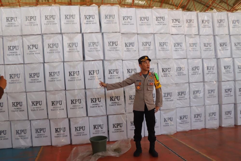 Logistik Pemilu 2024 di Riau Mulai Didistribusikan