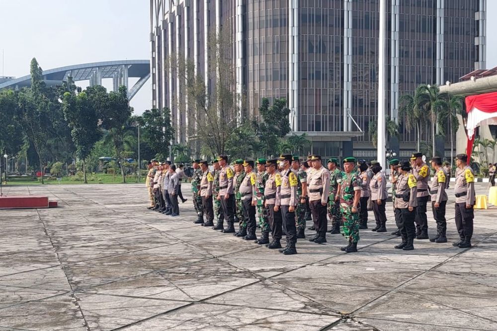 Polresta Pekanbaru Gelar Apel Sarana dan Prasarana Pemilu 2024