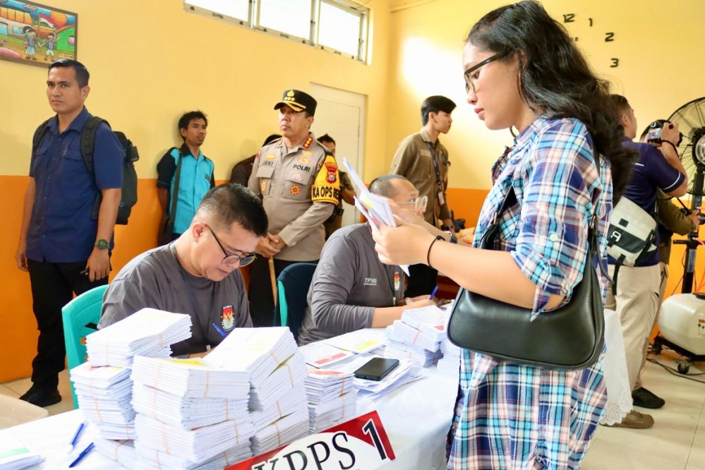 Kombes Jeki Sebut TPS Rawan dan Khusus di Pekanbaru Kondusif, Pemilu Berjalan Damai