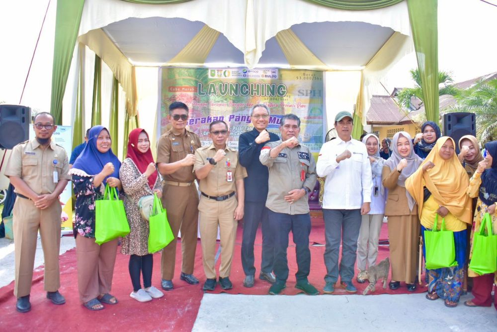 Launching Gerakan Pangan Murah di Kampar, Ini yang Disampaikan Kadis Ketahanan Pangan Riau