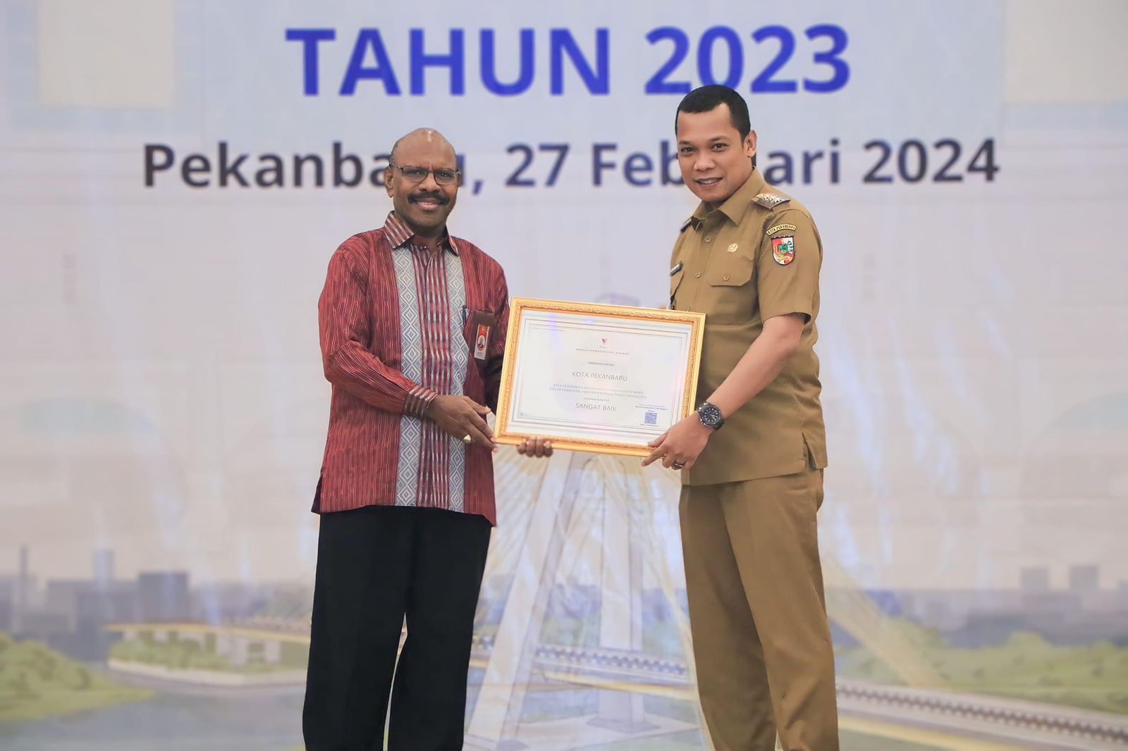 Pemko Pekanbaru Raih Penghargaan dari KASN