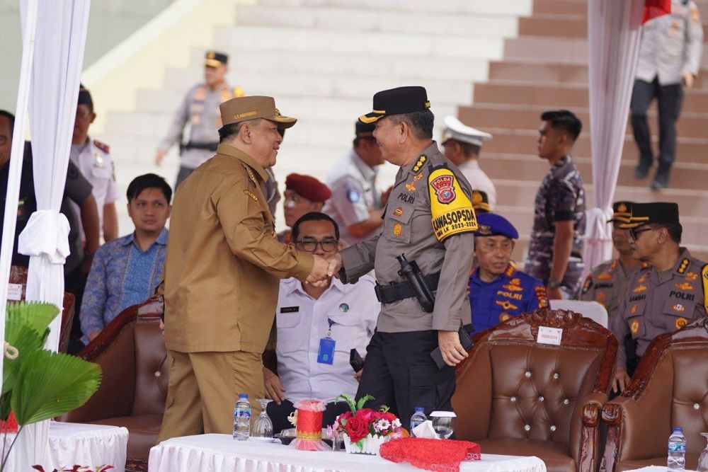 Pj Gubri Hadir di Apel Gelar Pasukan Operasi Keselamatan Lancang Kuning 2024