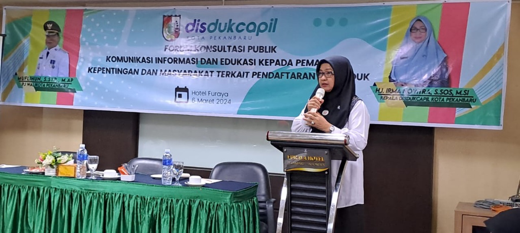 Gelar Seminar dan Pelatihan Pendaftaran Penduduk, Disdukcapil Pekanbaru Undang Mahasiswa Unilak 
