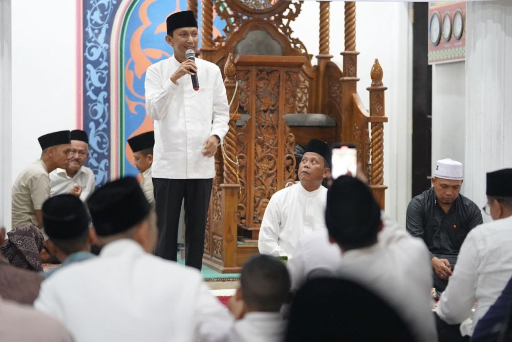 Safari Ramadan di Rokan Hilir, Pj Sekdaprov Riau Indra: Sekalian Balik Kampung