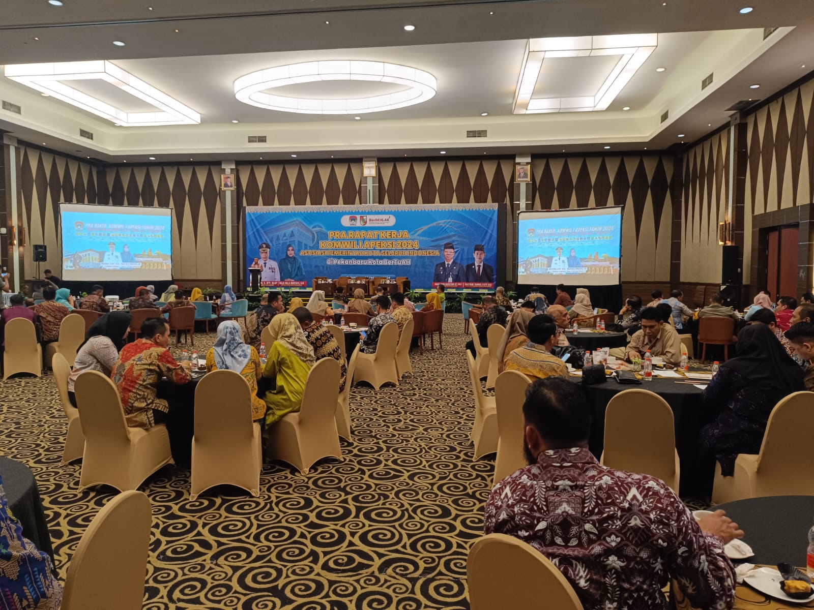 DPKP Pekanbaru Ikuti Pra Raker Komisariat Wilayah I Asosiasi Pemerintah Kota Seluruh Indonesia 