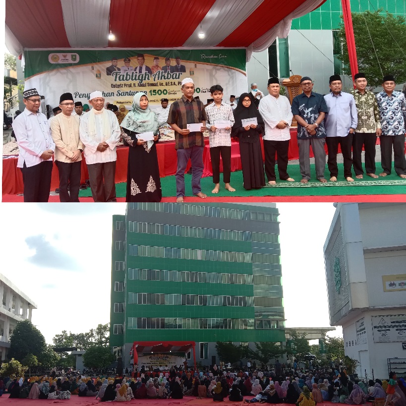 Ramadhan Ceria 2024, Baznas dan UMRI Berbagi 1.700 Santunan Dhuafa dan Anak Yatim se Riau�