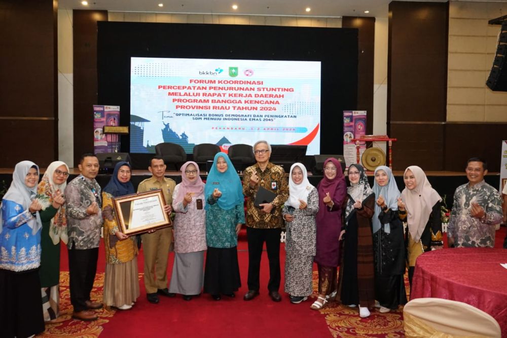 Kampar Raih Penghargaan Terbaik I Gerakan "Unmet Need" Tingkat Provinsi Riau
