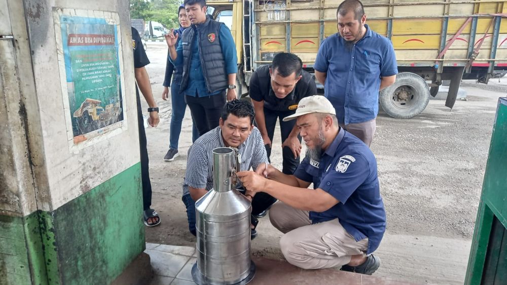 Polisi Kembali Sidak SPBU di Pekanbaru