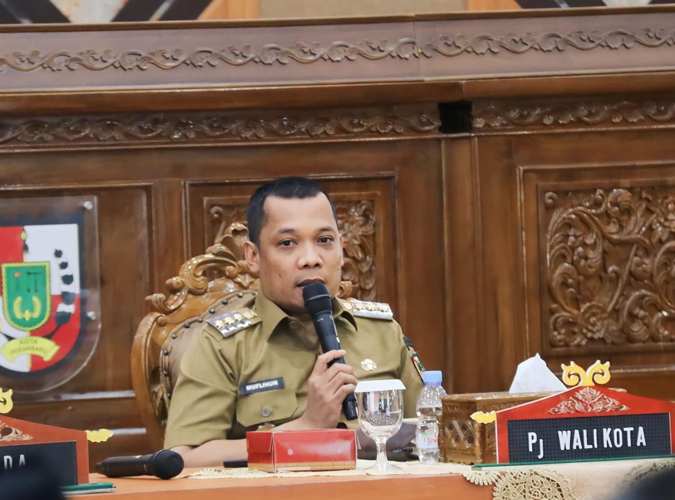Pj Wako Pekanbaru  Beri Peringatan Tidak Ada Pungli Dalam PPDB