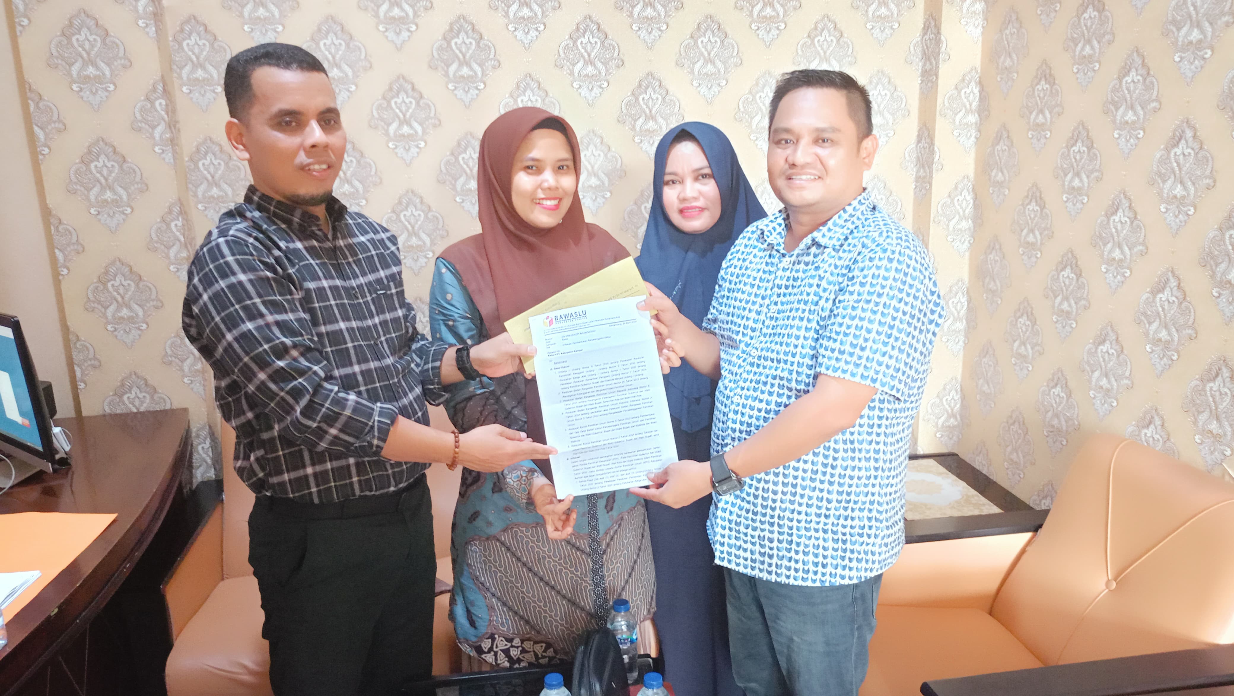 Ini Imbauan Bawaslu Kampar kepada KPU Kampar dalam Pembentukan Badan Adhoc