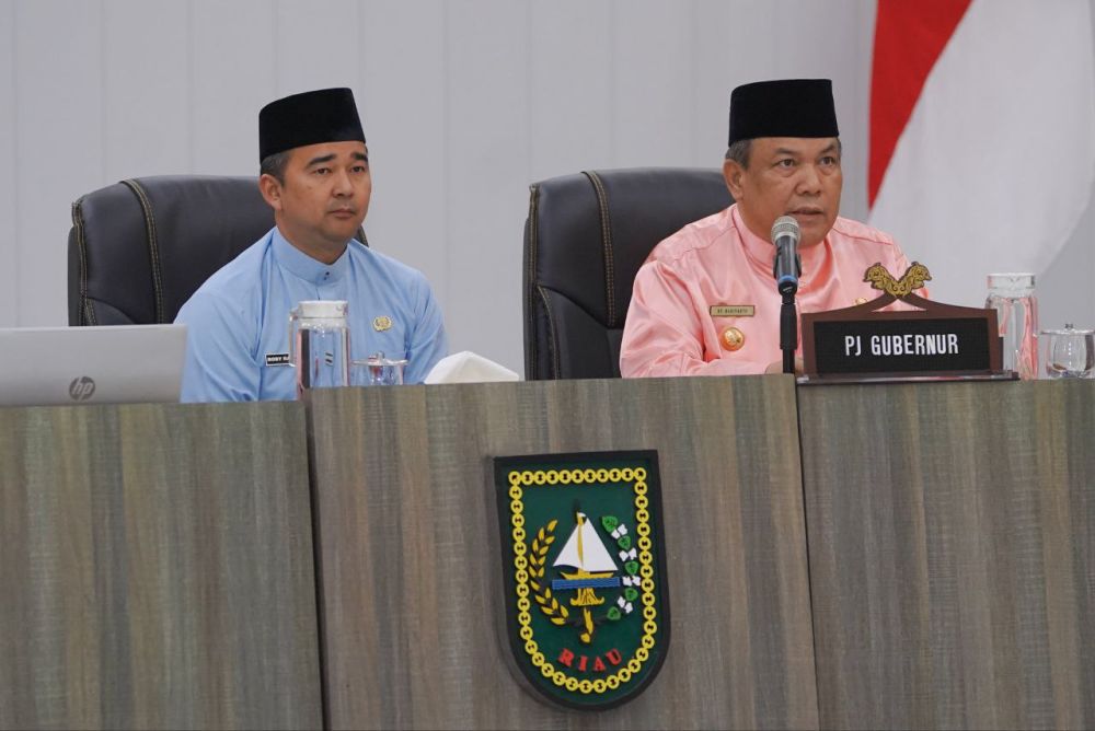 Komitmen Program Jaminan Sosial Ketenagakerjaan, Pj Gubri Ikuti Wawancara Paritrana Awards 2024