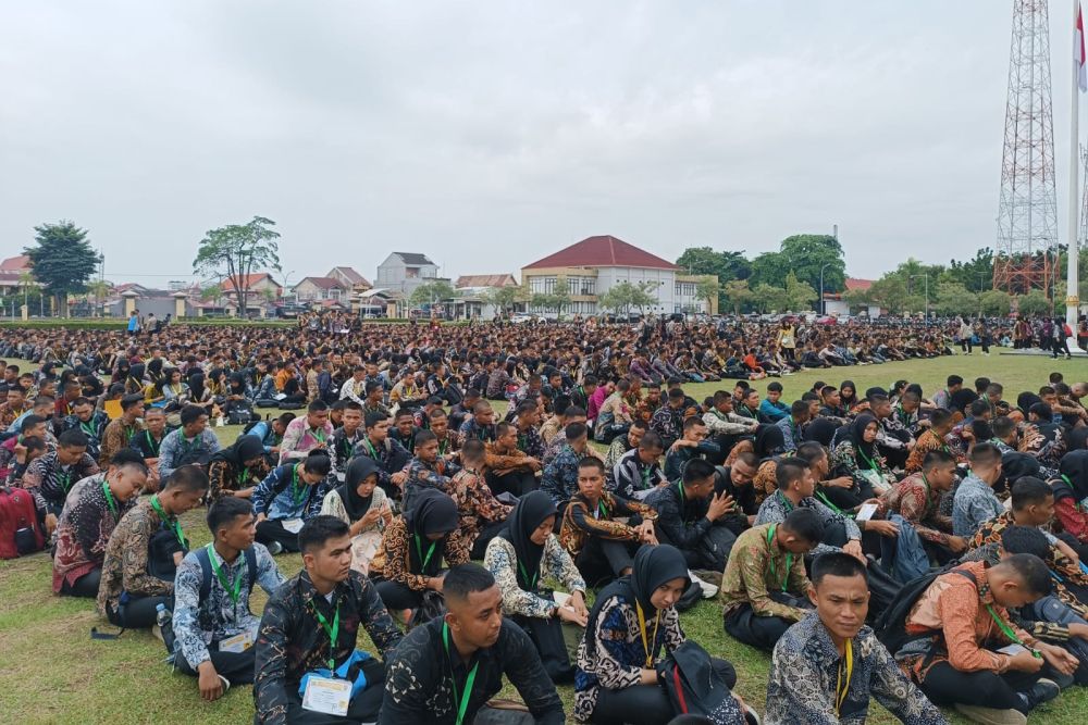 Polda Riau Tes Kesehatan Ribuan Casis Polri
