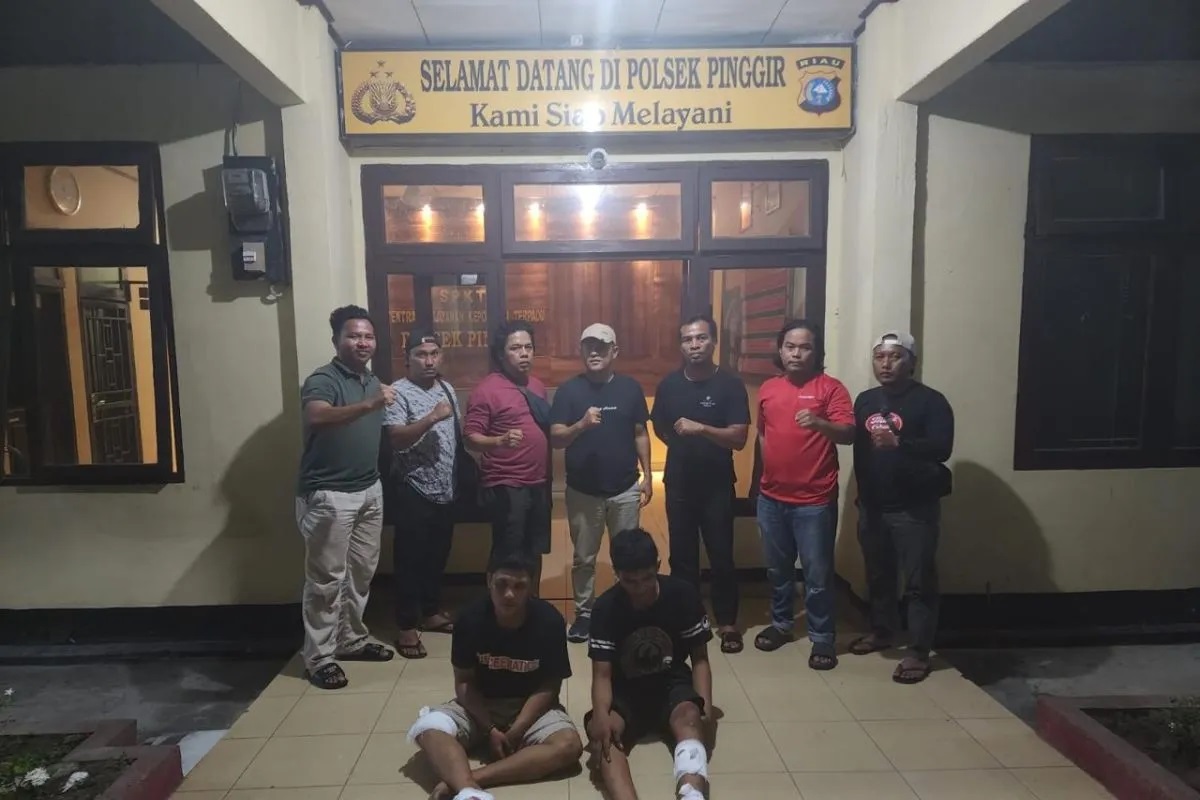 Polisi Tembak Dua Penjambret Emas senilai Rp75 Juta di Bengkalis
