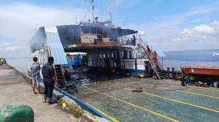 KMP Permata Lestari I Terbakar di Bengkalis, Ini Penjelasan Dishub