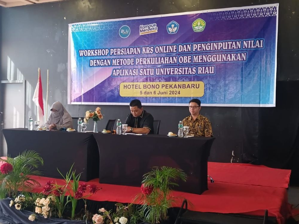 Rektorat Sosialisasi Pengisian KRS dan Penginputan Nilai di Aplikasi Satu Unri