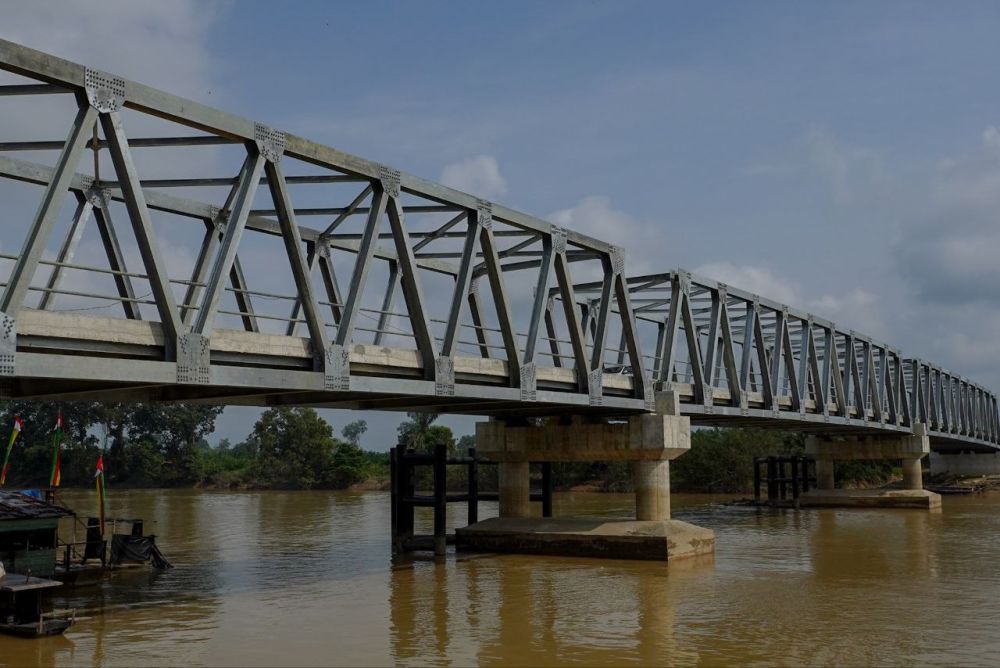 Puluhan Tahun Menunggu Pembangunan Jembatan, Warga Rantau Kasih Berterima Kasih Kepada Pj Gubri