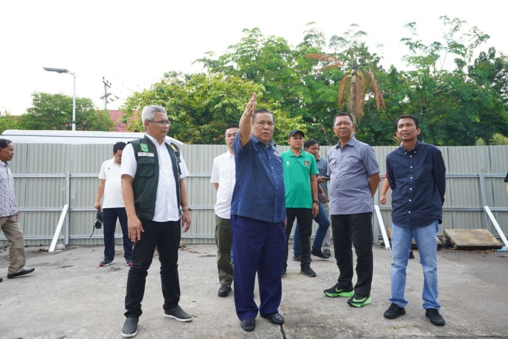 Pj Gubri Cek Pekerjaan Pelebaran Jalan Sultan Syarif Kasim, Ini Tujuannya