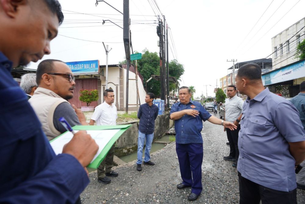 Perbaikan Jalan Lokomotif Pekanbaru Diambil Alih Pemprov Riau