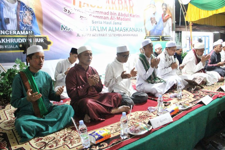 Pj Bupati Inhil Herman Hadiri Peringatan Haul Jama� Tajaan Majelis Taklim Almaskanah