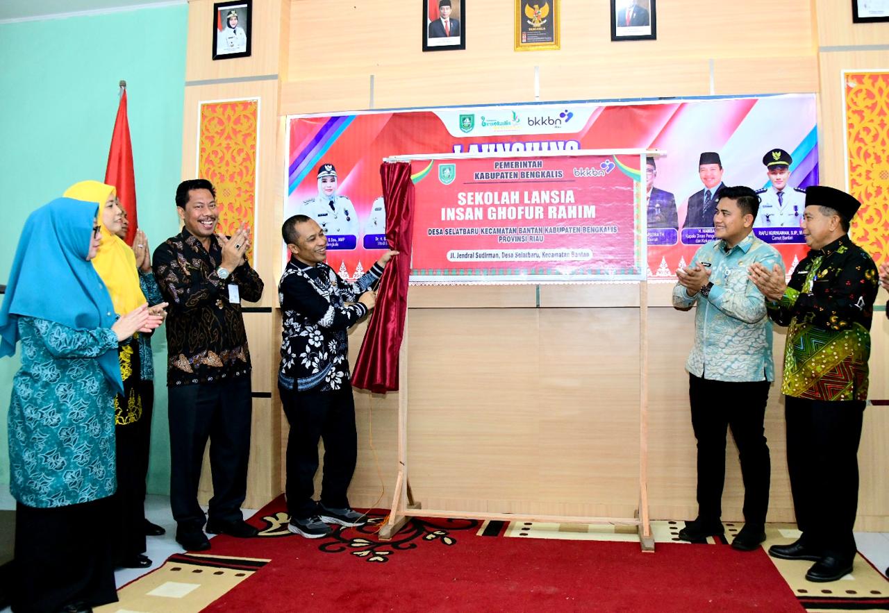 Wabup Bengkalis Launching Sekolah Lansia Insan Ghofur