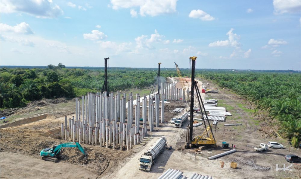 Pembangunan Persimpangan Jalan Tol Rengat - Bypass Pekanbaru Ditargetkan Rampung Tahun 2025