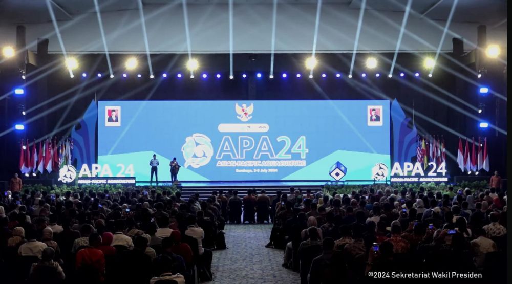 Diikuti 26 Negara, Wapres RI Resmikan Pembukaan Asian-Pacific Aquaculture 2024