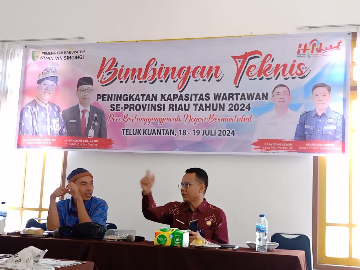 Ratusan Wartawan Kuansing Ikuti Bimtek Peningkatan Kompetensi