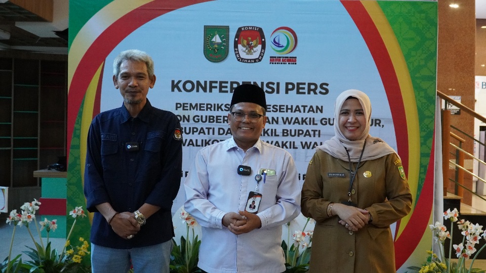 Pemeriksaan Kesehatan Bacalon Gubernur Selesai, Besok Tim Dokter serahkan Hasilnya ke KPU Riau