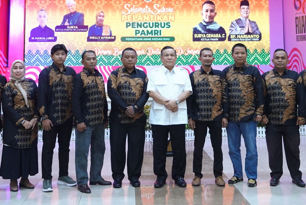 Persatuan Anak Medan Riau Dikukuhkan, SF: Di Mana Bumi Dipijak di Situ Langit Dijunjung