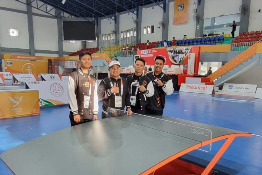 Membanggakan, Ganda Campuran Teqball Riau Sisihkan Tim DKI Jakarta di Final PON XXI Aceh - Sumut