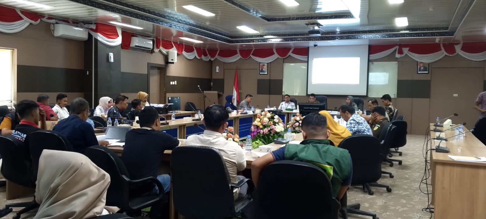 KPU Kampar Gelar Rakor Persiapan Tahapan Kampanye dan Dana Kampanye Pilkada Serentak 2024