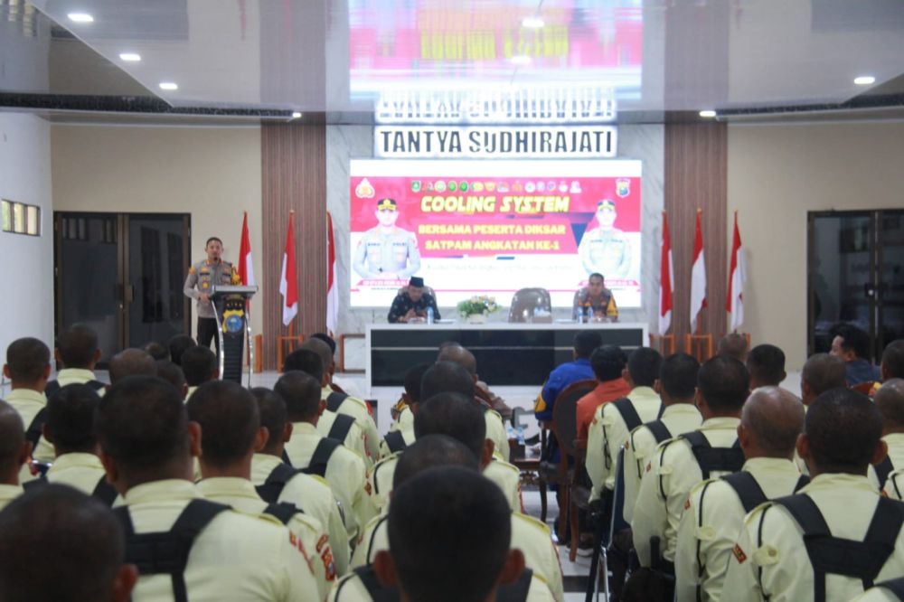 Polres Bengkalis Ajak Diksar Satpam Wujudkan Pilkada Damai