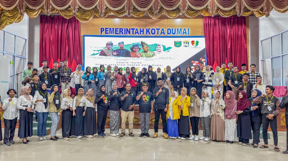 Tingkatkan Kompetensi, DKD Dumai Gelar Workshop Teater