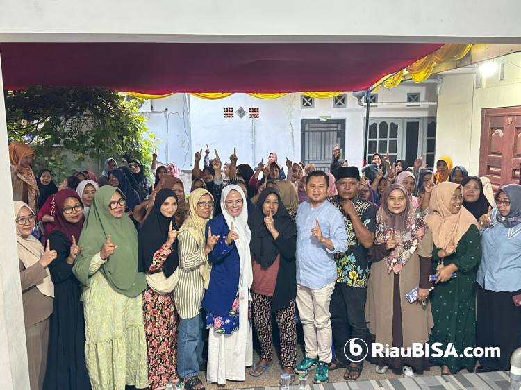 Kampanye di Kelurahan Tirta Siak, Calon Wakil Walikota Pekanbaru Ade Hartati Perkenalkan 6 Program Prioritas