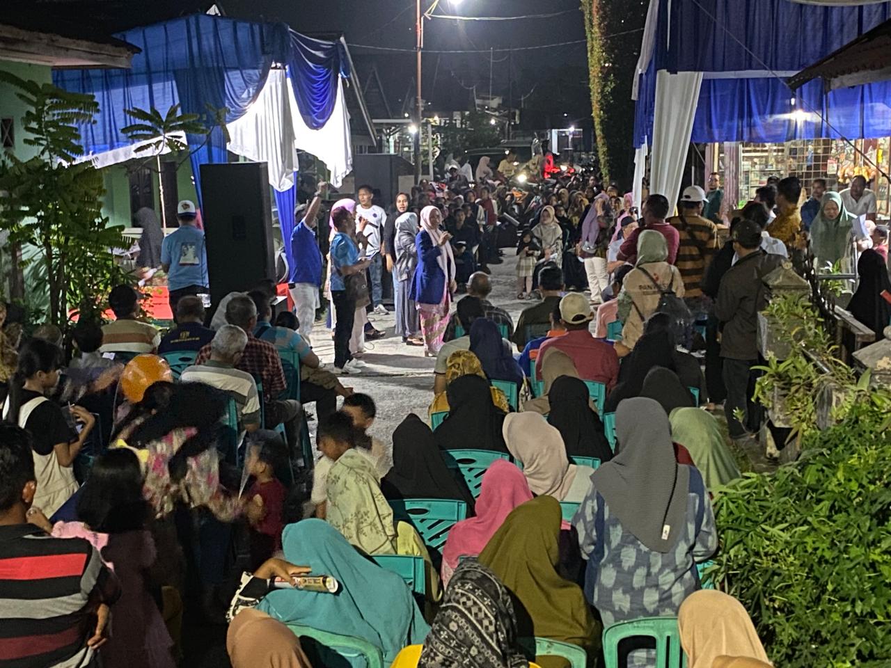 Kampanye Dialogis Ade Hartati Membludak, 500 Warga Air Putih Satukan Suara Coblos Nomor 1