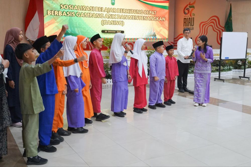 Pemprov Riau Kenalkan Matematika Gasing Kepada 12 Kabupaten/Kota