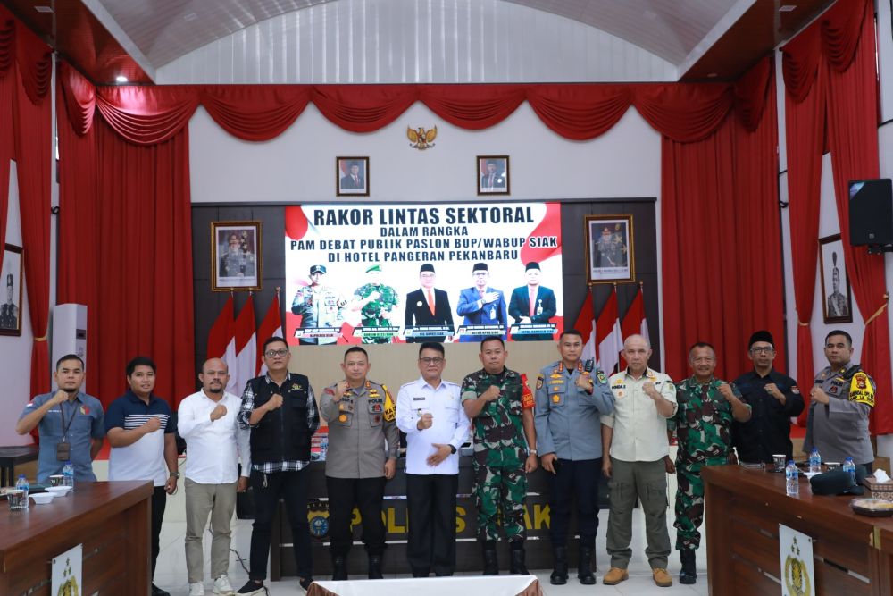 Siak Siap Gelar Debat Publik Pilkada Aman dan Tertib, Ratusan Personel Disiagakan