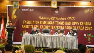 KPU Riau Training dan Bimtek KPU Kabupaten/Kota di Pilkada Serentak 2024