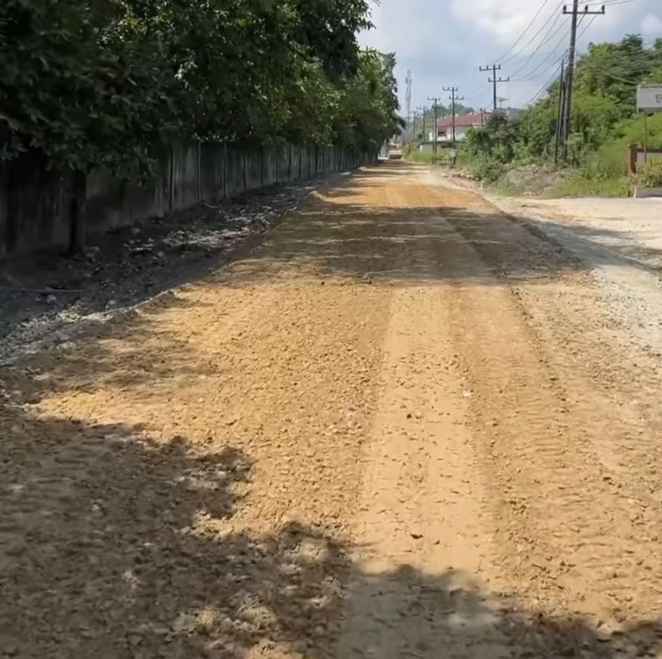 PUPR Pekanbaru Pastikan Perbaikan Jalan Bangau Sakti Terus Digesa
