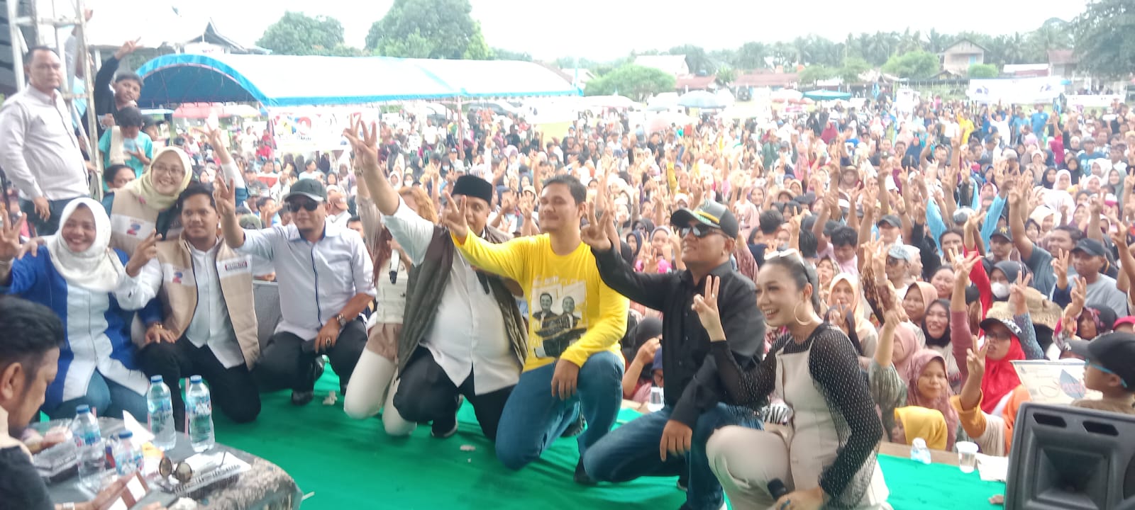 Calon Bupati Kuansing Adam-Sutoyo Kompak Dukung Cagub dan Cawagub Riau Nasir-Wardan