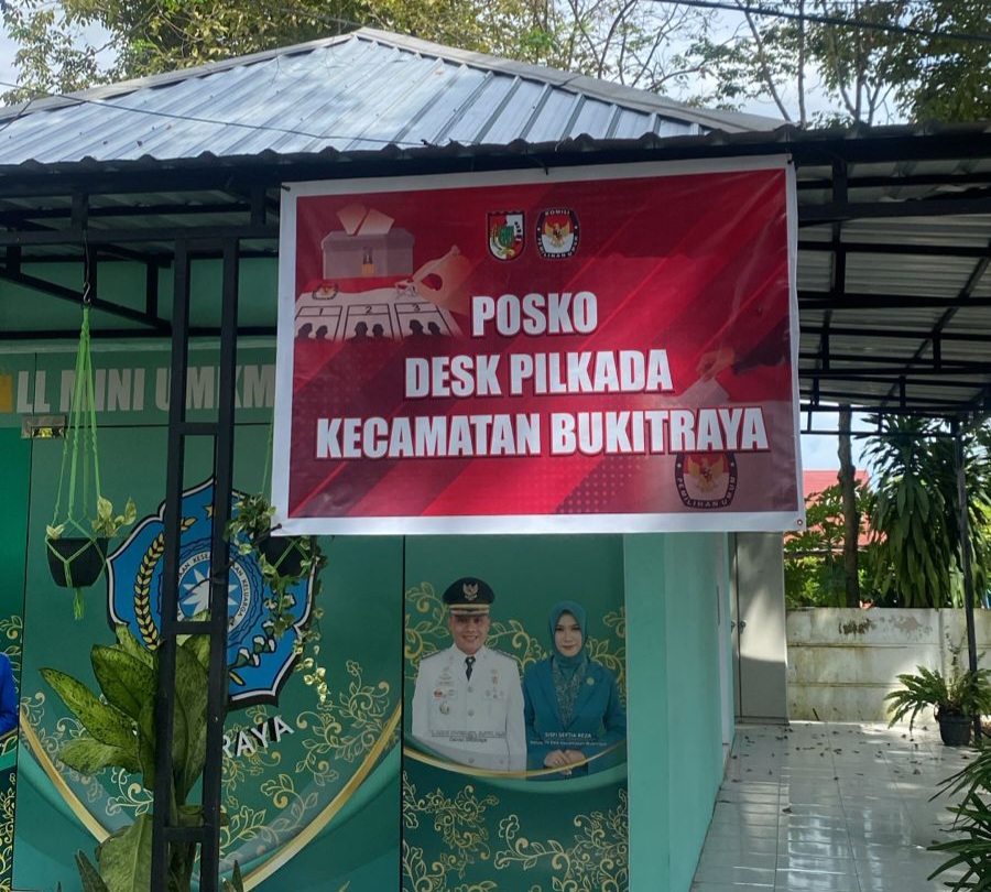 Kecamatan Bukitraya Buka Posko Desk Pilkada 2024, Ini Tugas dan Fungsinya 
