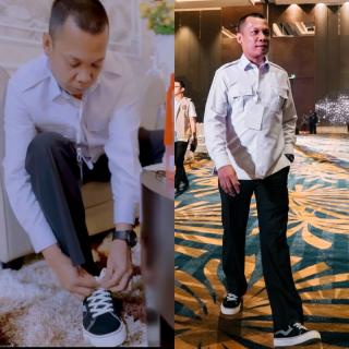 Sepatu Brand Ventela yang Dipakai Muflihun Saat Debat Kandidat Pertama Produk Mana?