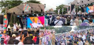 Ribuan Masyarakat Pekanbaru Hadiri Kampanye Akbar Muflihun-Ade Ditengah Hujan