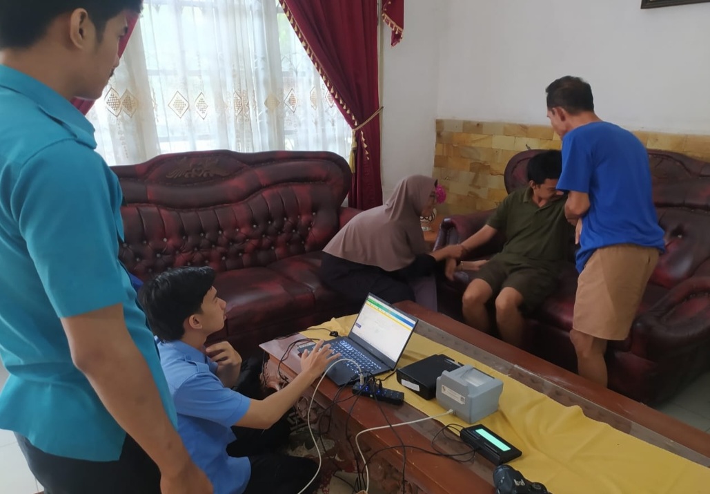 Lewat Program SIPINTAR PEDULI Disdukcapil Pekanbaru  Kunjungi Orang Dengan Gangguan Jiwa 