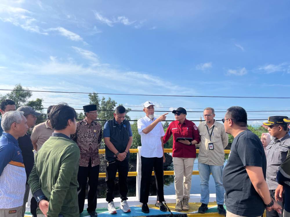 Wako Paisal Tinjau Rencana Penataan Bantaran Sungai Dumai